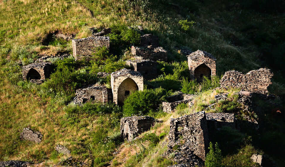 Чечня, город мертвых Цой-Педе