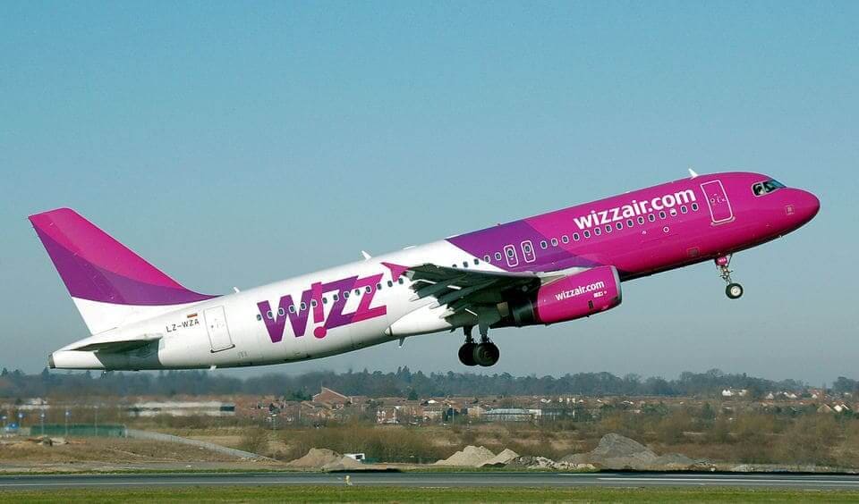 Самолет авиакомпании Wizz Air