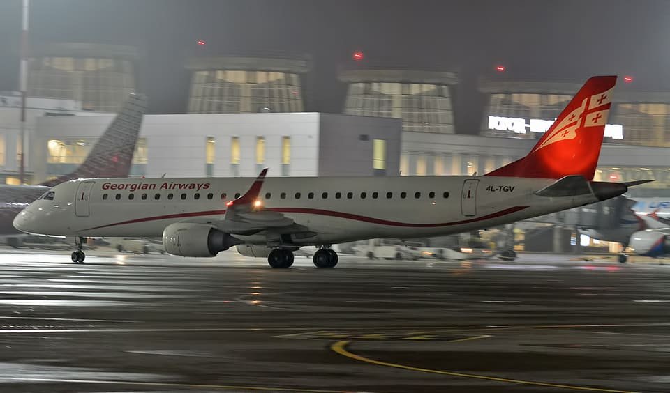 Самолет авиакомпании Georgian Airways