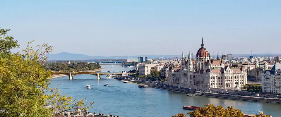 Река Дунай в Будапеште