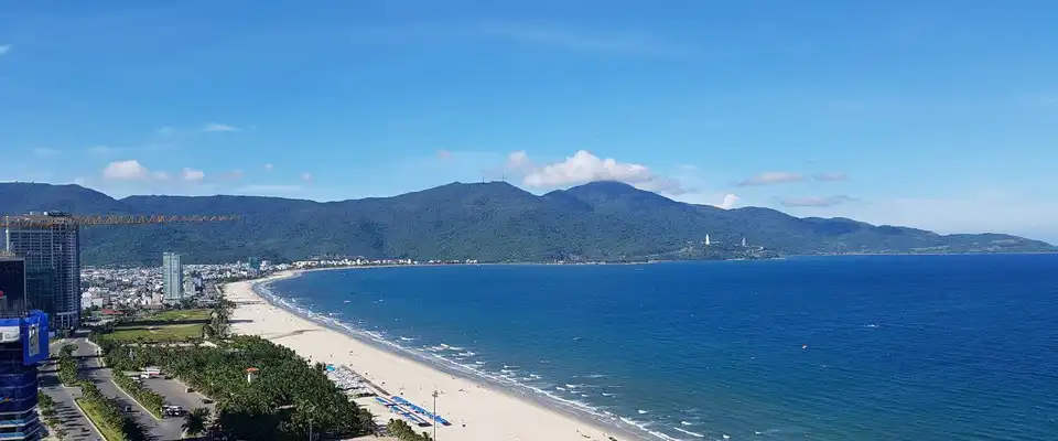 Пляж города Дананг во Вьетнаме