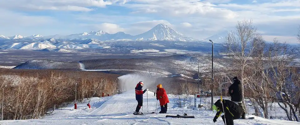 Горнолыжный центр Морозная на Камчатке