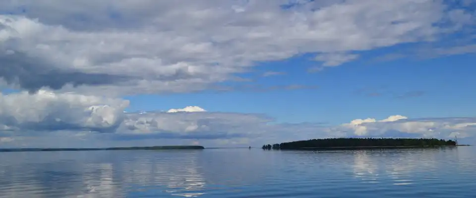 Онежское озеро в Республике Карелия, Россия Онежское озеро в Карелии